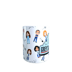 Taza - tazón Grey's Anatomy (FONDO DOCTORES)