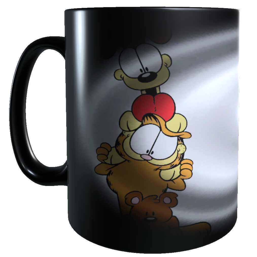 Taza - Tazón MAGICO Cambia Color - Garfield y Odie