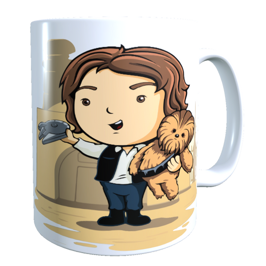 Taza -  Tazón Han Solo y Chewbacca - Star Wars