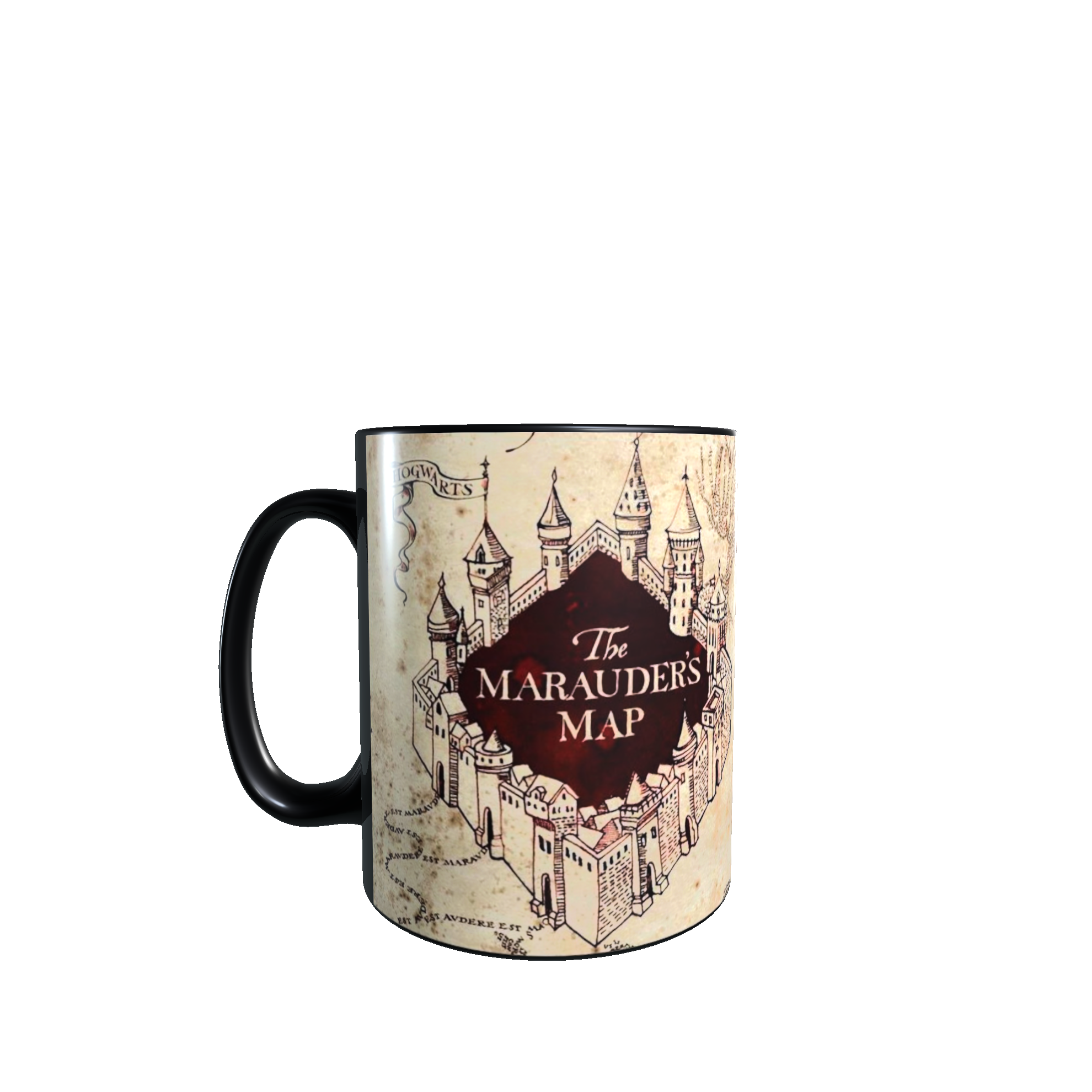 Taza - Tazón MAGICO Cambia Color -  Mapa del Merodeador (Harry Potter)