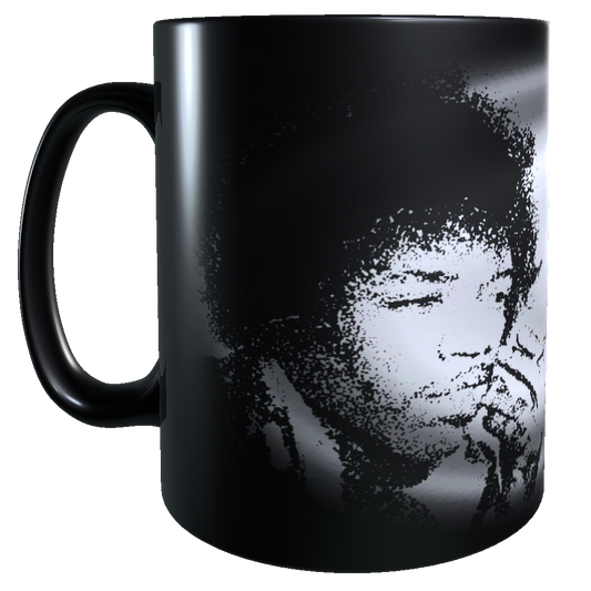 Taza - Tazón MAGICO Cambia Color - Jimi Hendrix (negro)