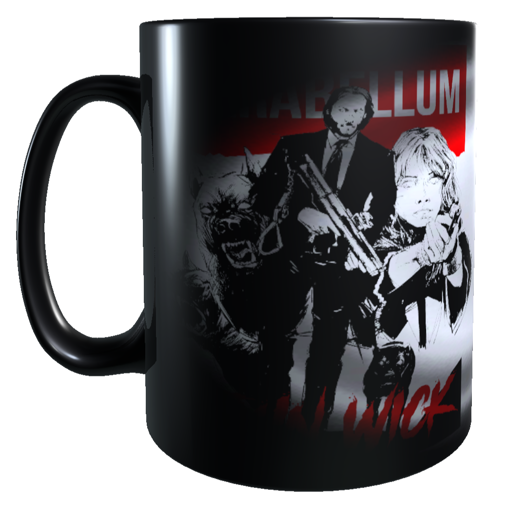 Taza - Tazón MAGICO Cambia Color - John Wick / Parabellum, Keanu Reeves