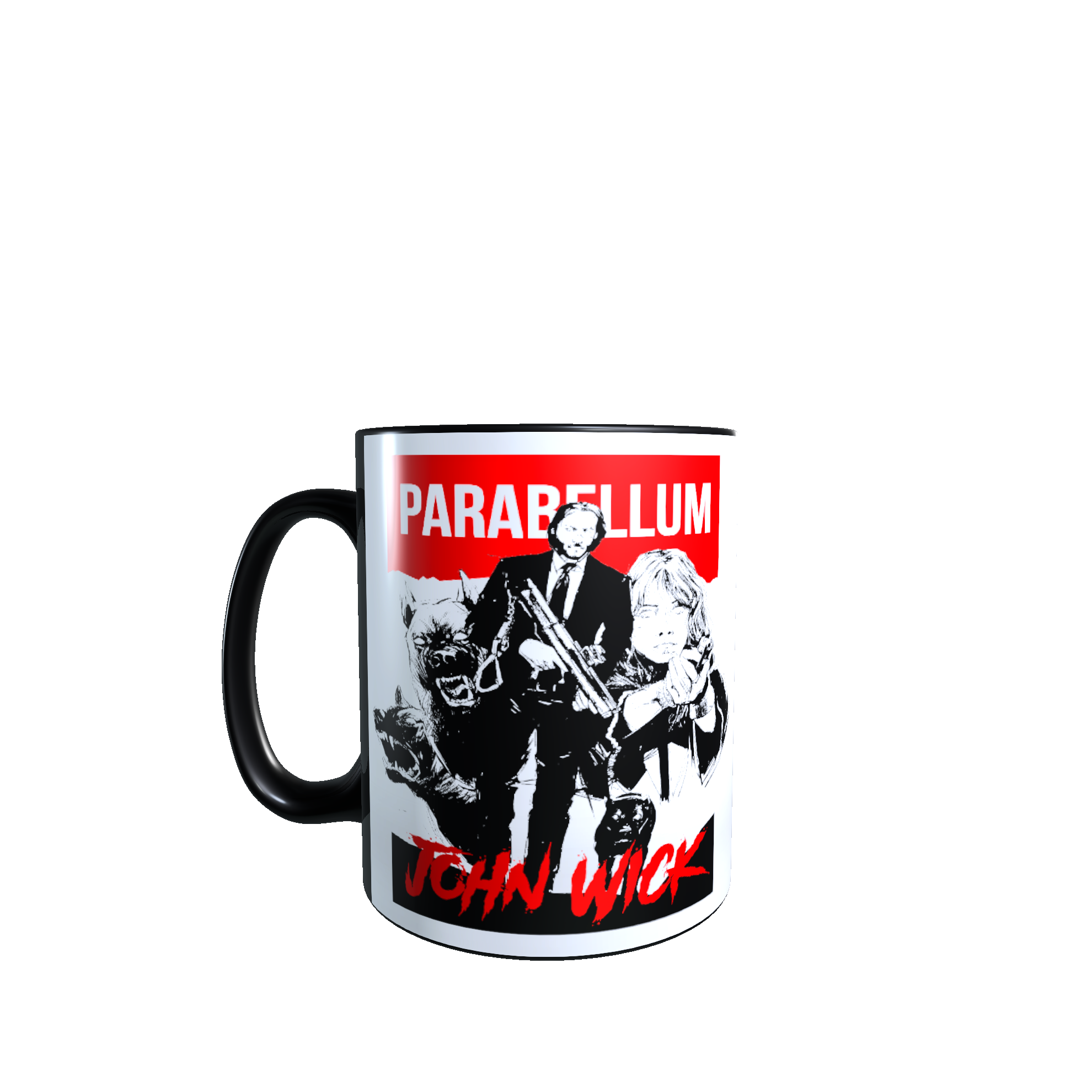 Taza - Tazón MAGICO Cambia Color - John Wick / Parabellum, Keanu Reeves