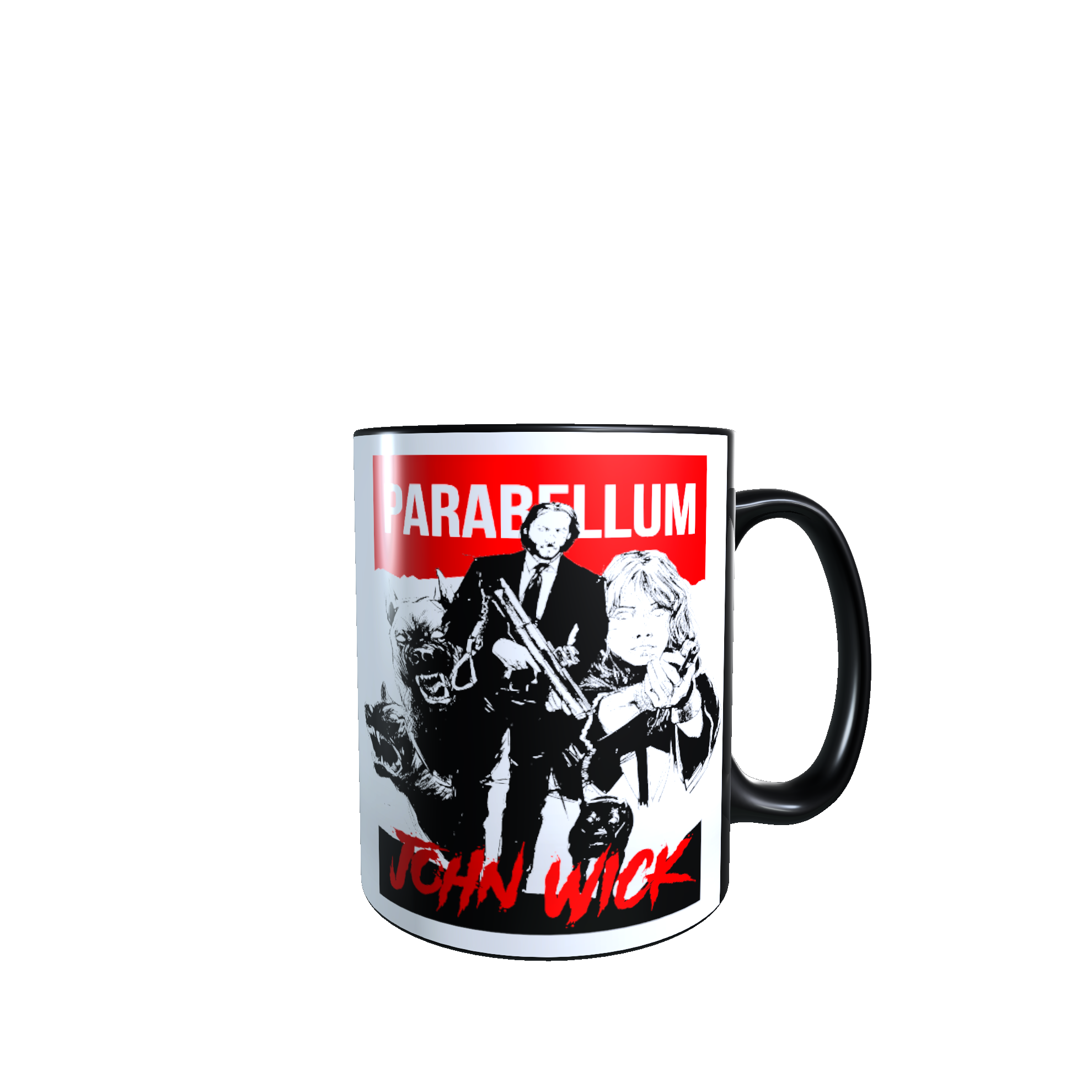 Taza - Tazón MAGICO Cambia Color - John Wick / Parabellum, Keanu Reeves