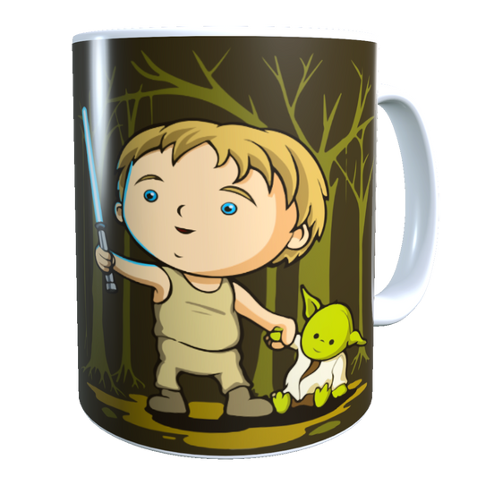 Taza -  Tazón Luke Skywalker y Yoda - Star Wars