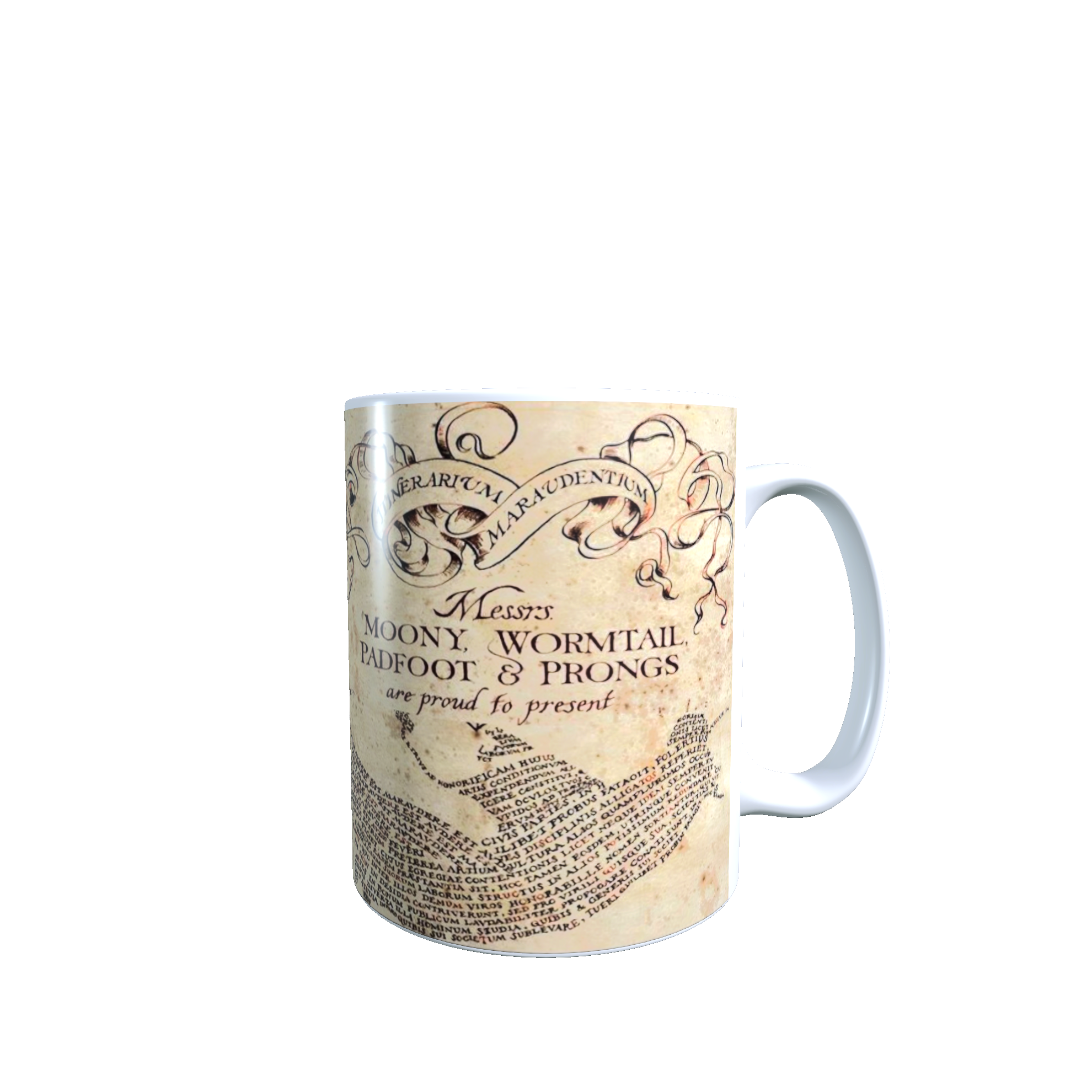 Taza - Tazón Harry Potter, Mapa del Merodeador