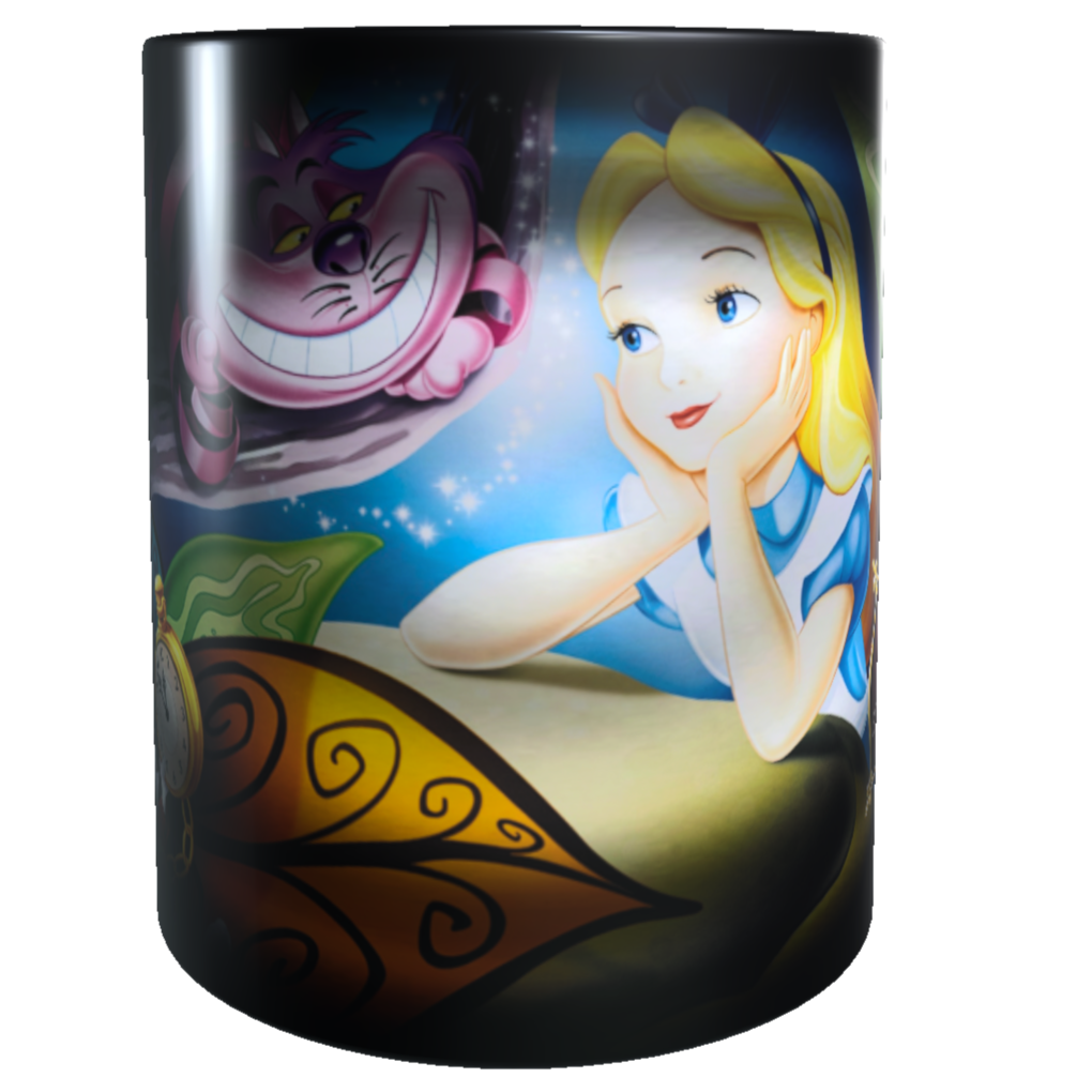 Taza - Tazón MAGICO Cambia Color -  Alicia en el Pais de las Maravillas