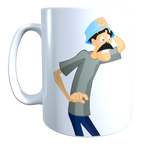 Taza - Tazón Chavo del 8, Don Ramón, Frase: Con Permisito dijo Monchito..