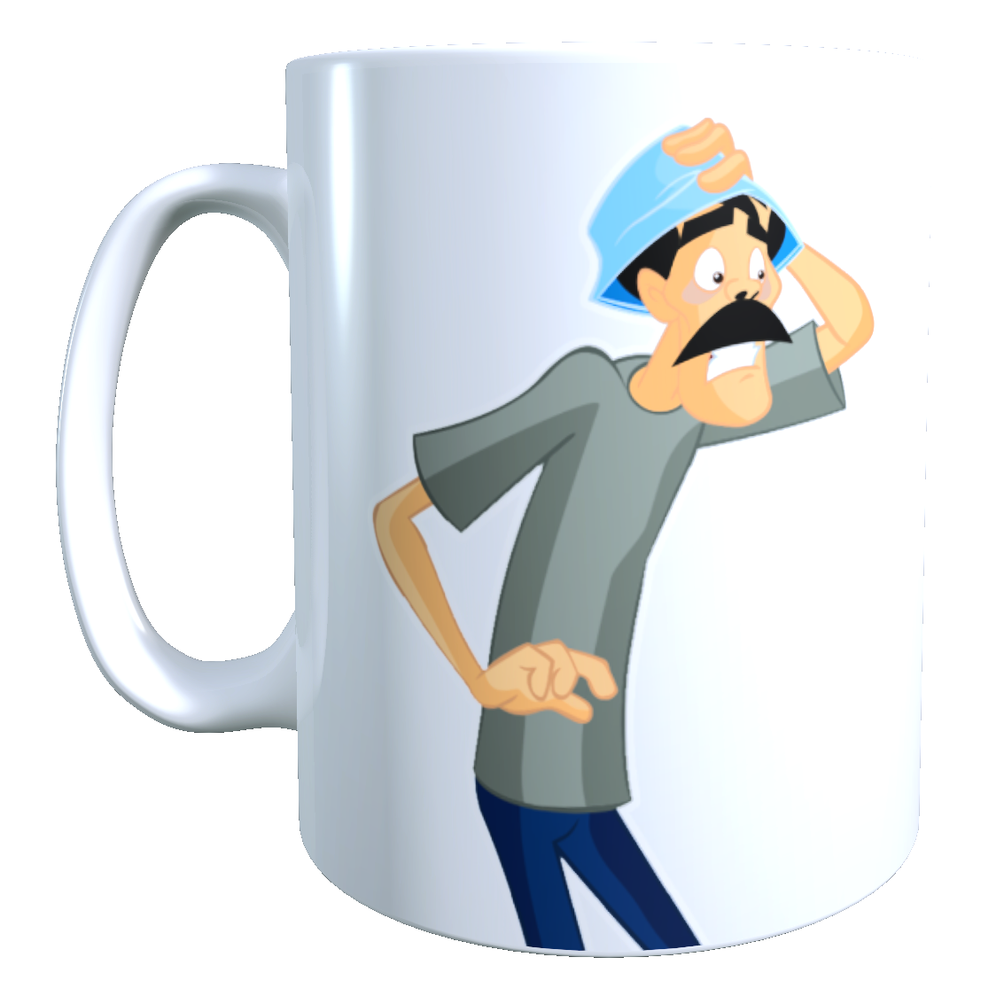 Taza - Tazón Chavo del 8, Don Ramón, Frase: Con Permisito dijo Monchito..