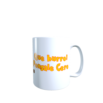 Taza -  Tazón Chavo del 8 - Frase: Que Burro!