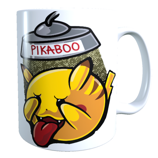 Taza - Tazón Pikachu - Boo (Super mario Bros - Pokemon) Pikaboo