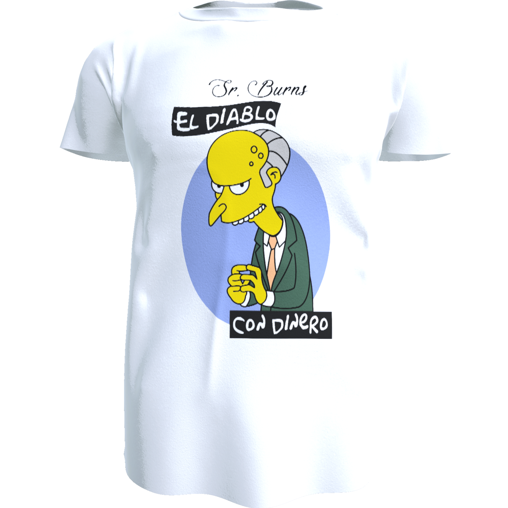 Polera Sr. Burns - El Diablo con Dinero (Los Simpson) (100% algodón)