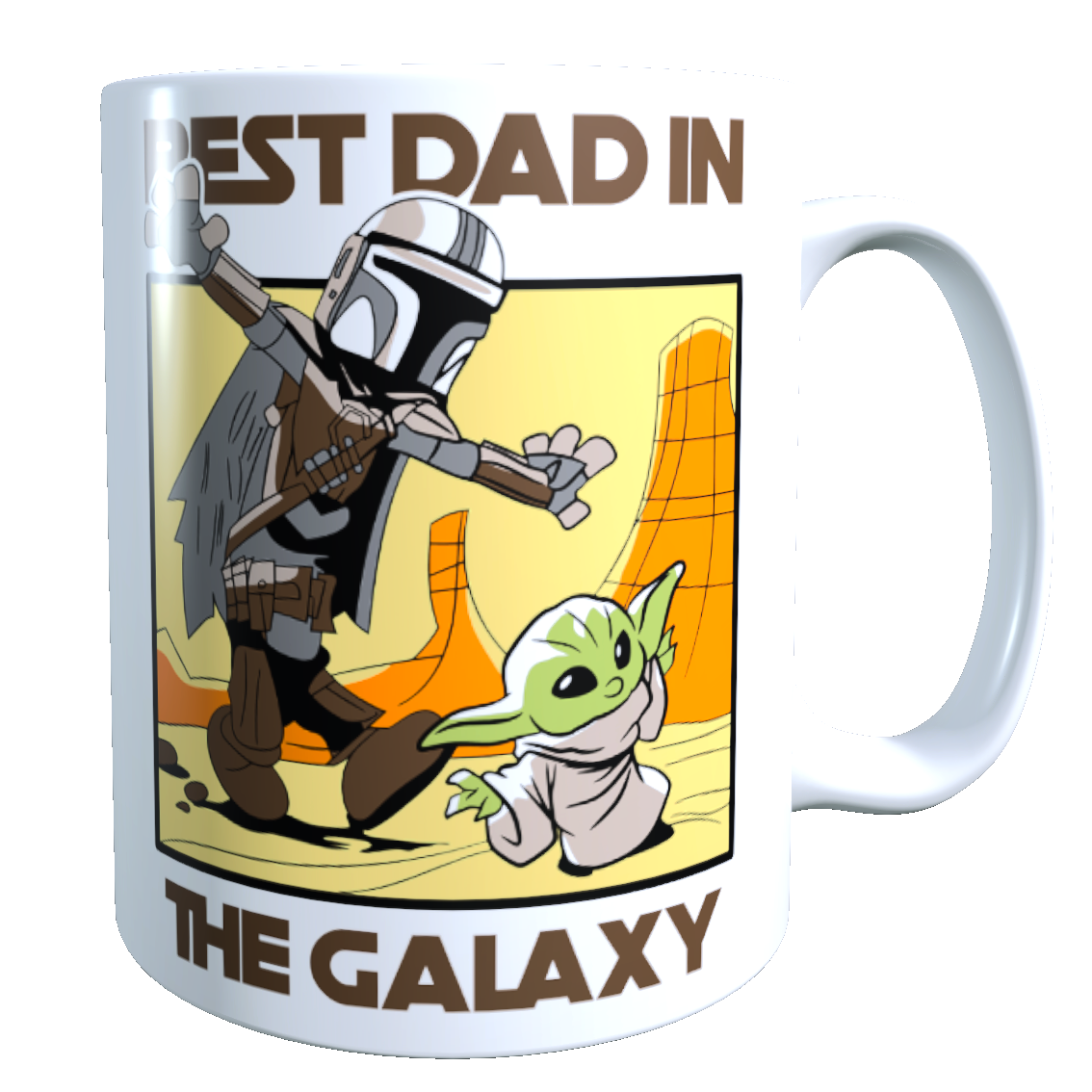 Taza - Tazón The Mandalorian (Mejor papá) / Star Wars