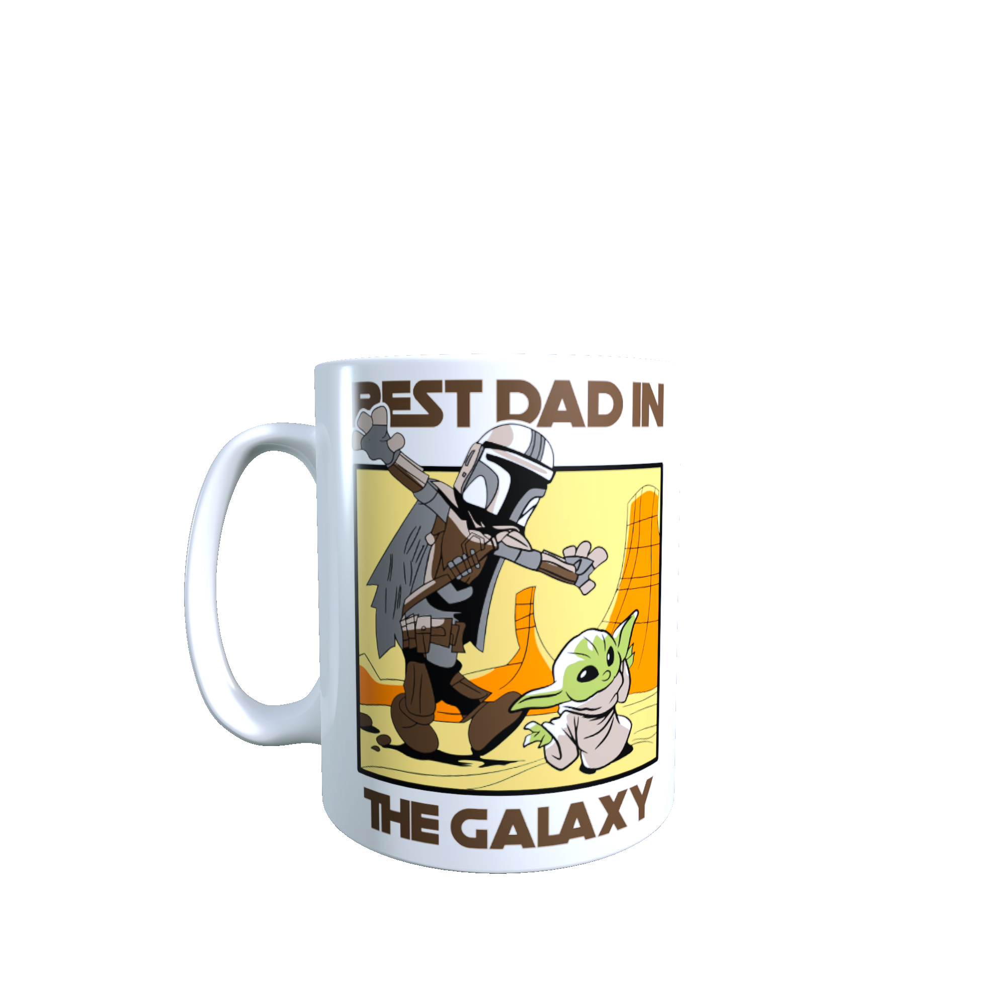 Taza - Tazón The Mandalorian (Mejor papá) / Star Wars