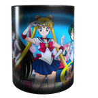 Taza - Tazón MAGICO Cambia Color -  Sailor Moon