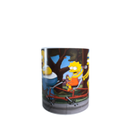 Taza - Tazón Familia Simpson en Bicicleta - Los Simpson