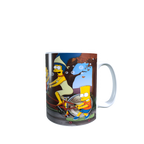 Taza - Tazón Familia Simpson en Bicicleta - Los Simpson
