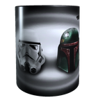 Taza - Tazón MAGICO Cambia Color -  The Mandalorian -  Stormtrooper (Star Wars)