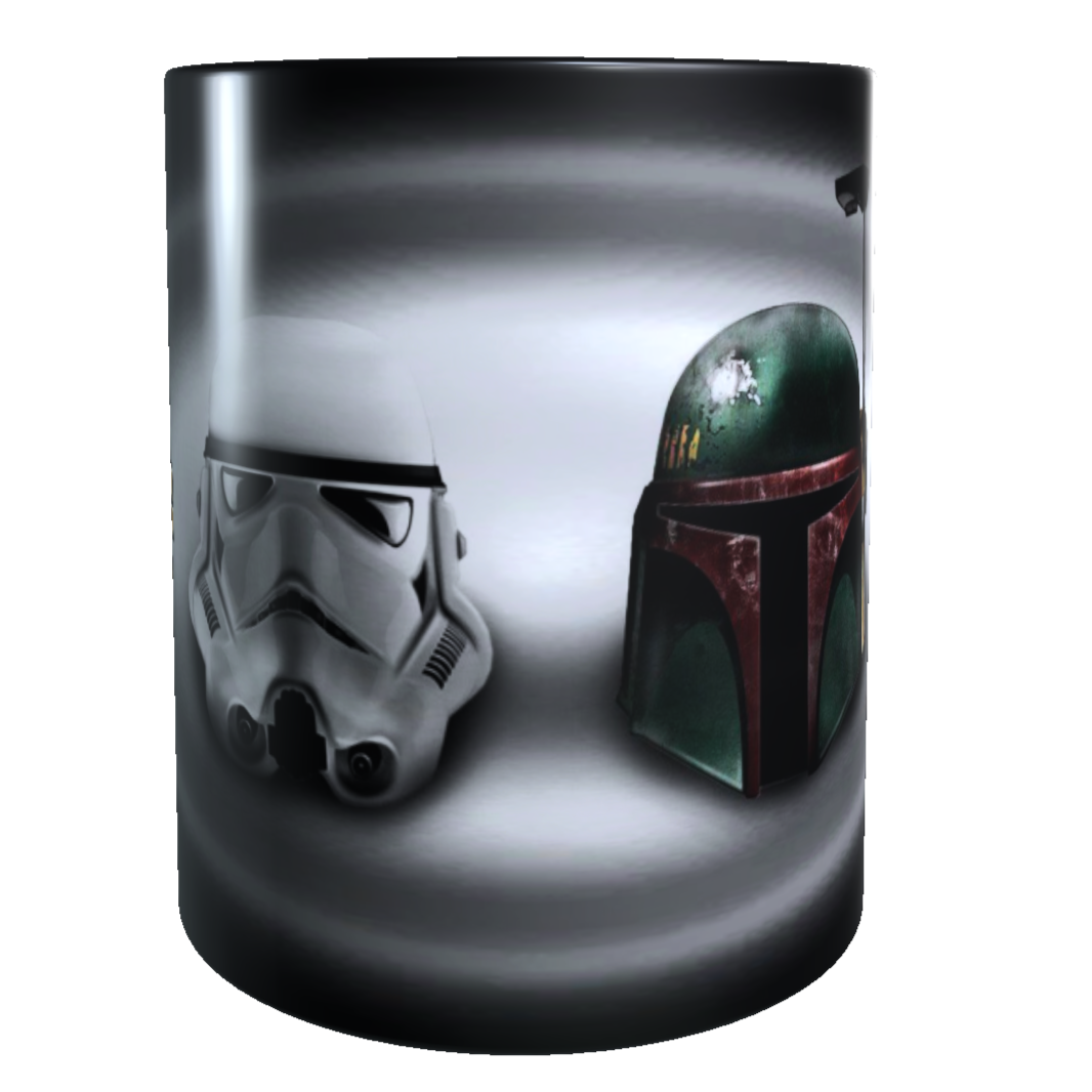 Taza - Tazón MAGICO Cambia Color -  The Mandalorian -  Stormtrooper (Star Wars)
