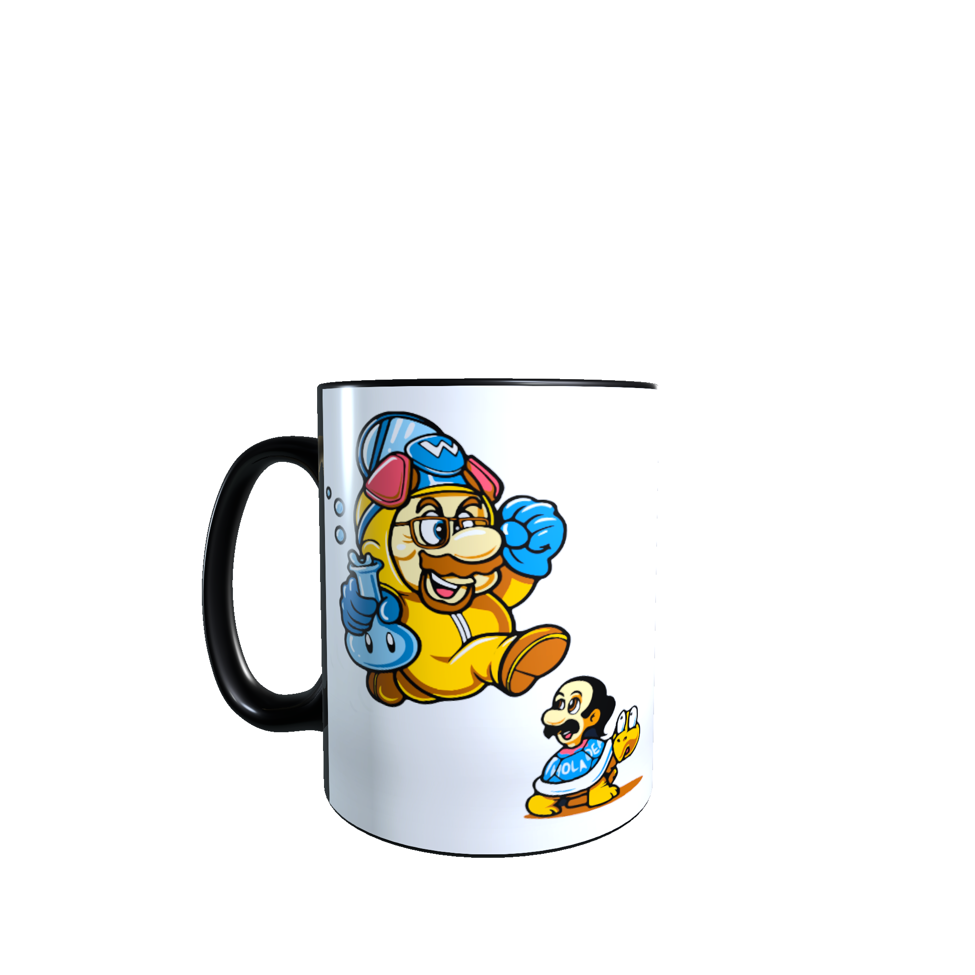 Taza - Tazón MAGICO Cambia Color - Breaking Bad Walter White / Super Mario