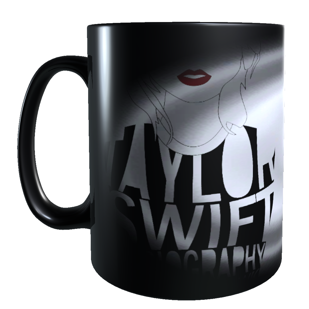 Taza  - Tazón MAGICO cambia color / Taylor Swift - Labios Rojos