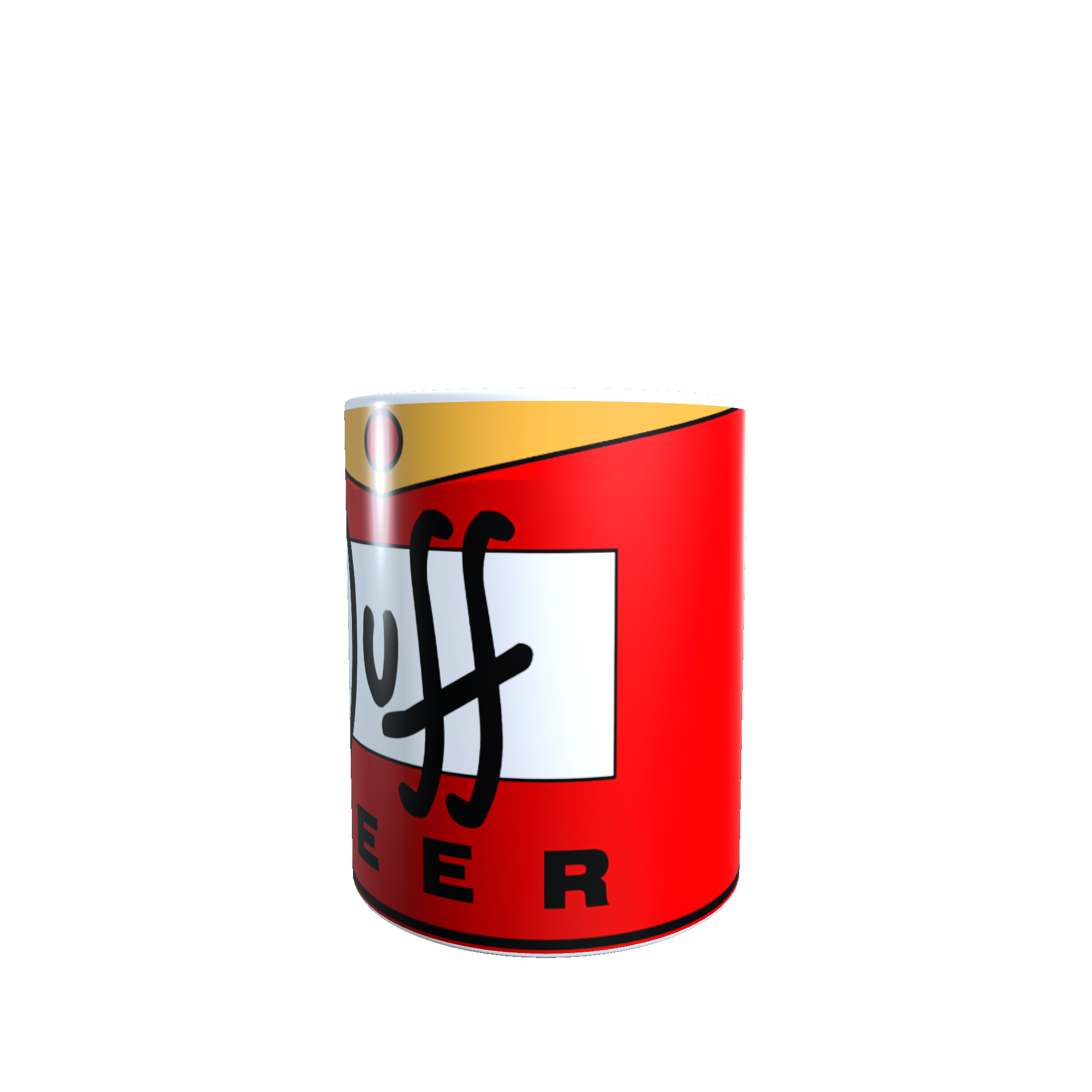 Taza - Tazón DUFF - DUFFMAN-  Los Simpson