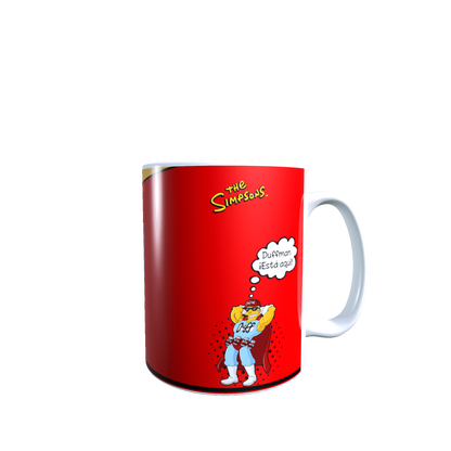 Taza - Tazón DUFF - DUFFMAN-  Los Simpson