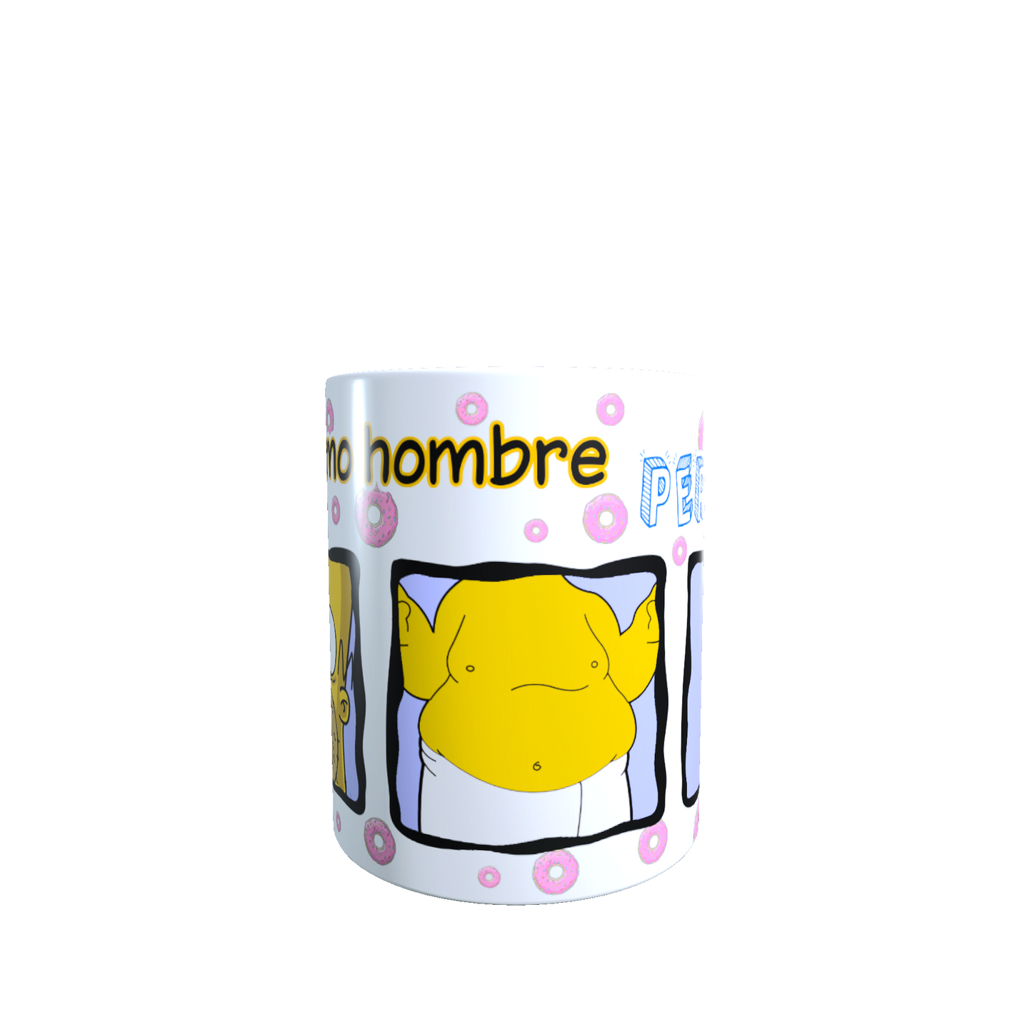 Taza - Tazón El último Hombre Perfecto - Homero Simpson (LOS SIMPSON)
