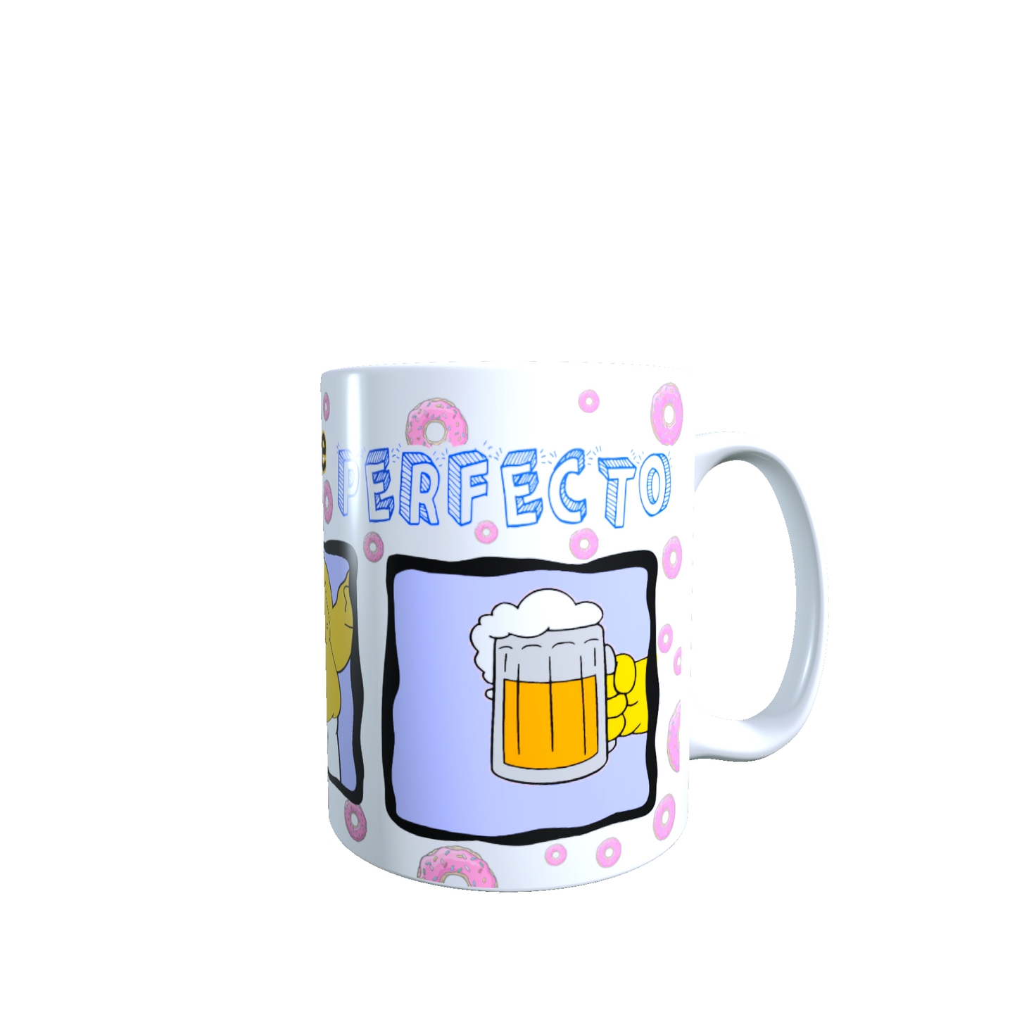 Taza - Tazón El último Hombre Perfecto - Homero Simpson (LOS SIMPSON)