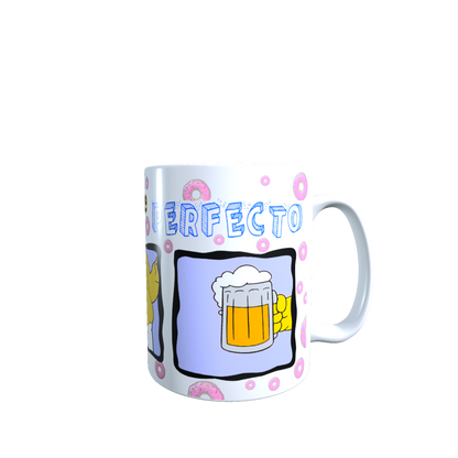 Taza - Tazón El último Hombre Perfecto - Homero Simpson (LOS SIMPSON)
