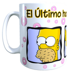 Taza - Tazón El último Hombre Perfecto - Homero Simpson (LOS SIMPSON)