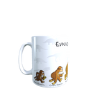 Taza - Tazón Evolución de Homero Simpson - Los SImpson