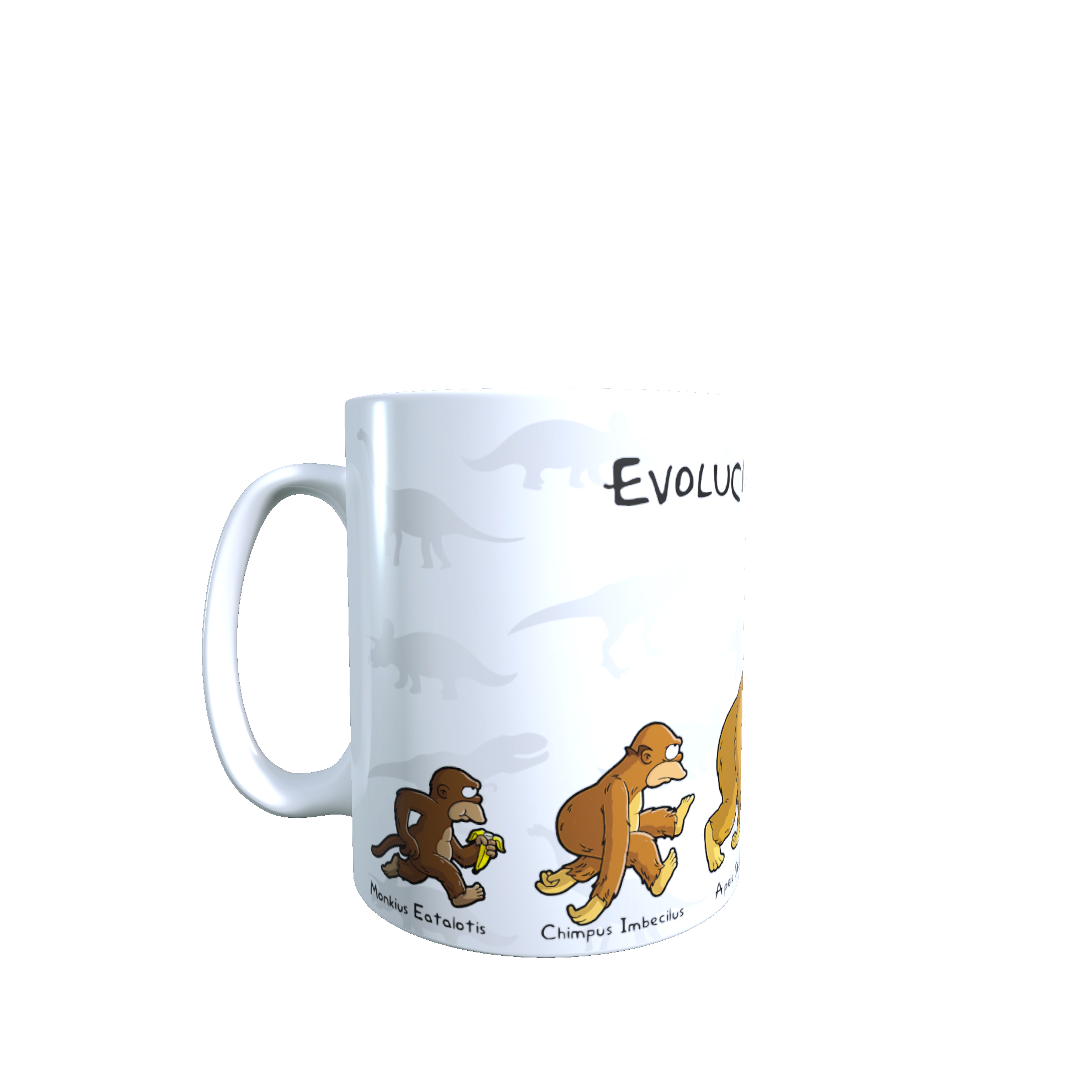 Taza - Tazón Evolución de Homero Simpson - Los SImpson