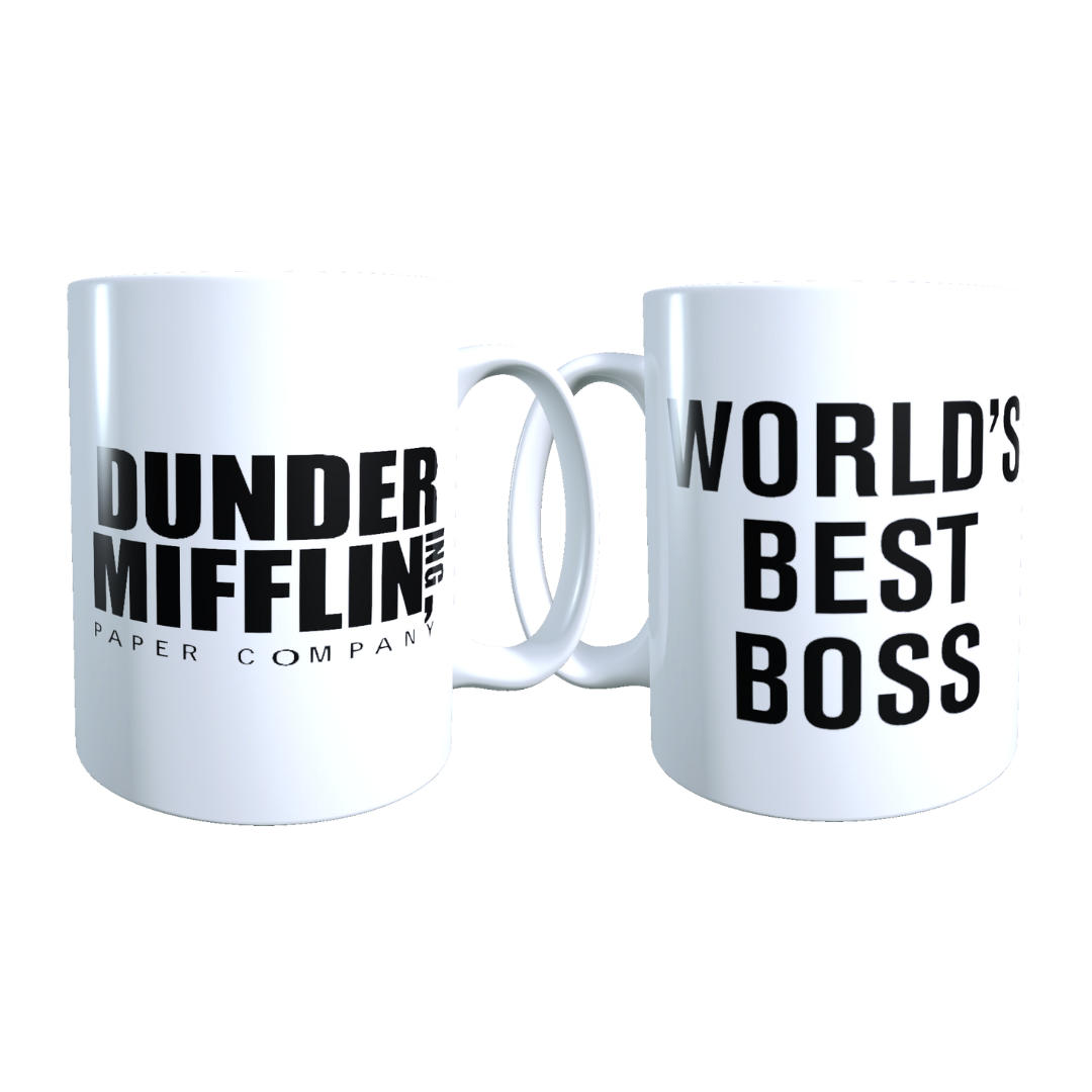 Taza - Tazón The Office / World's Best Boss - Dunder Mifflin