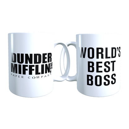 Taza - Tazón The Office / World's Best Boss - Dunder Mifflin