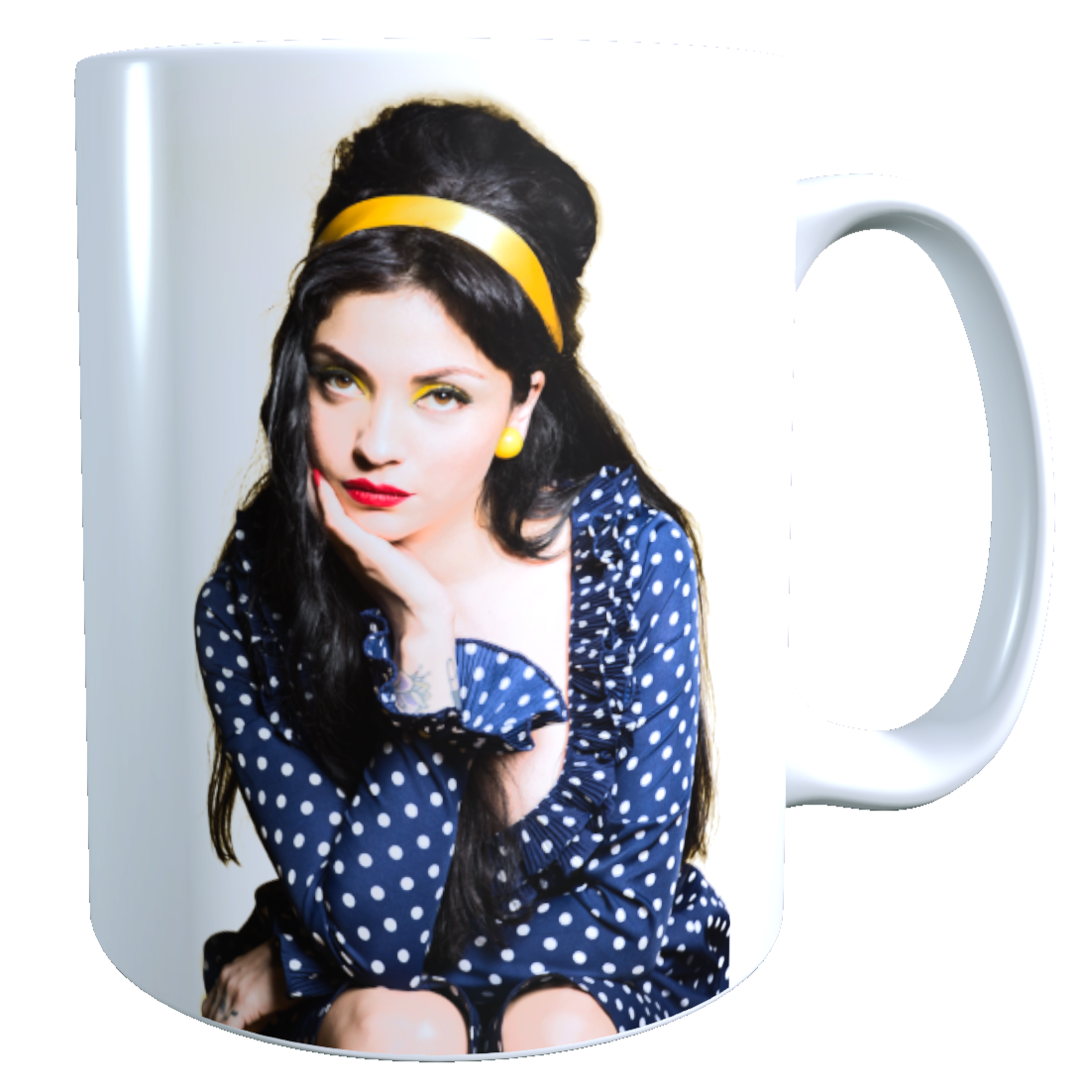 Taza  - Tazón Mon Laferte - Tu Falta de Querer (Con codigo Spotify)