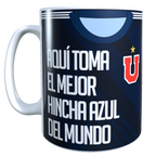 Taza Personalizado con Apellido y Numero, Diseño Universidad de Chile