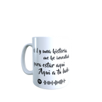 Taza - Tazón Chayanne - Un Siglo Sin Ti (Con código Spotify)