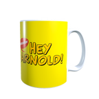 Taza - Tazón Helga Pataki y Arnold Shortman XOXO (Amarillo)