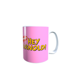 Taza - Tazón Helga Pataki Y Arnold XOXO  (ROSADO)