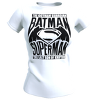 Polera Liga de la Justicia / Batman Y Superman  (100% algodón)
