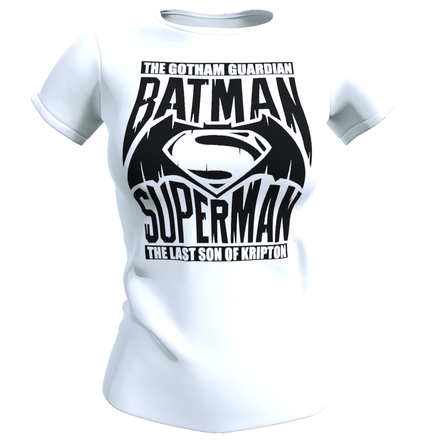 Polera Liga de la Justicia / Batman Y Superman  (100% algodón)