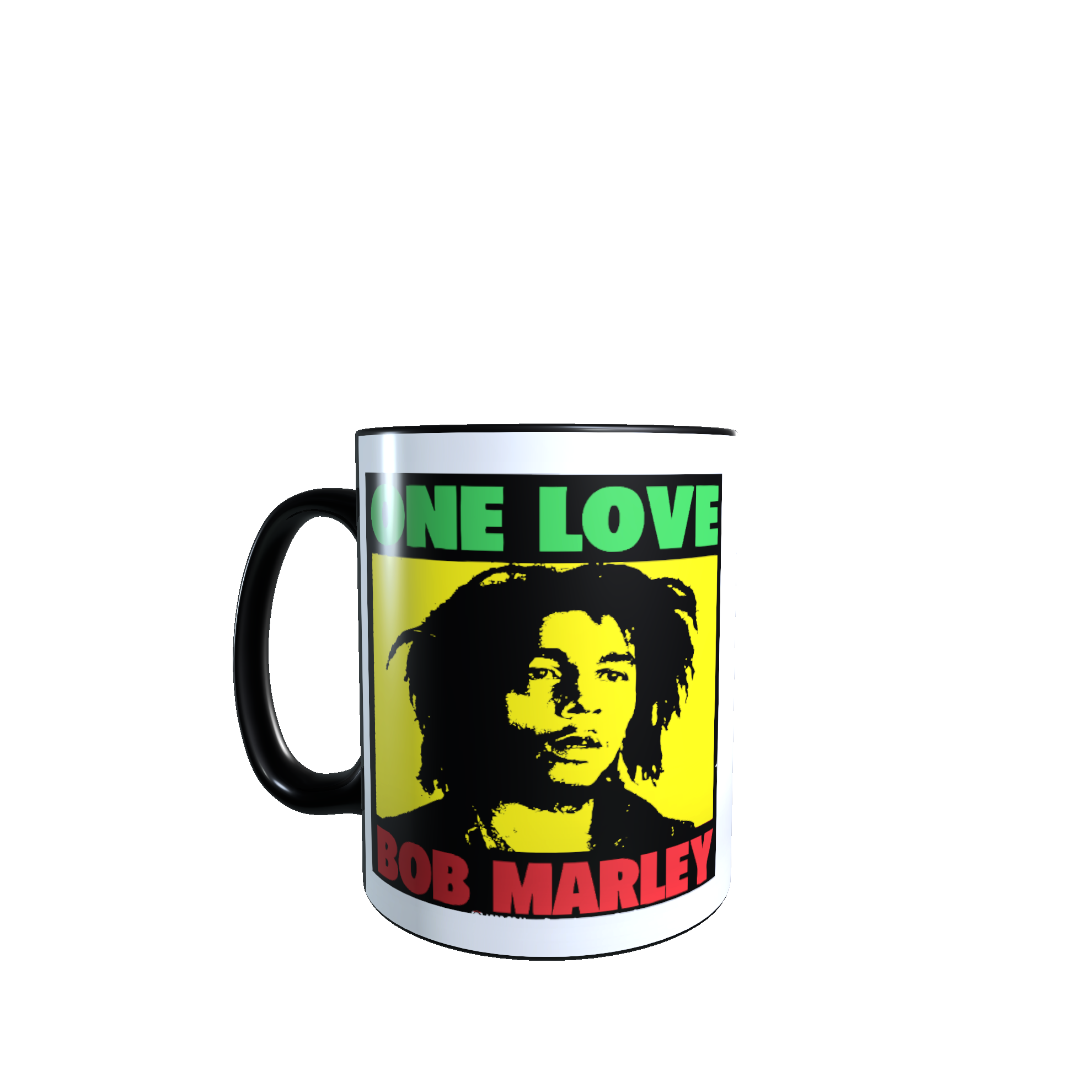 Taza - Tazón MAGICO Cambia Color - Bob Marley, One Love