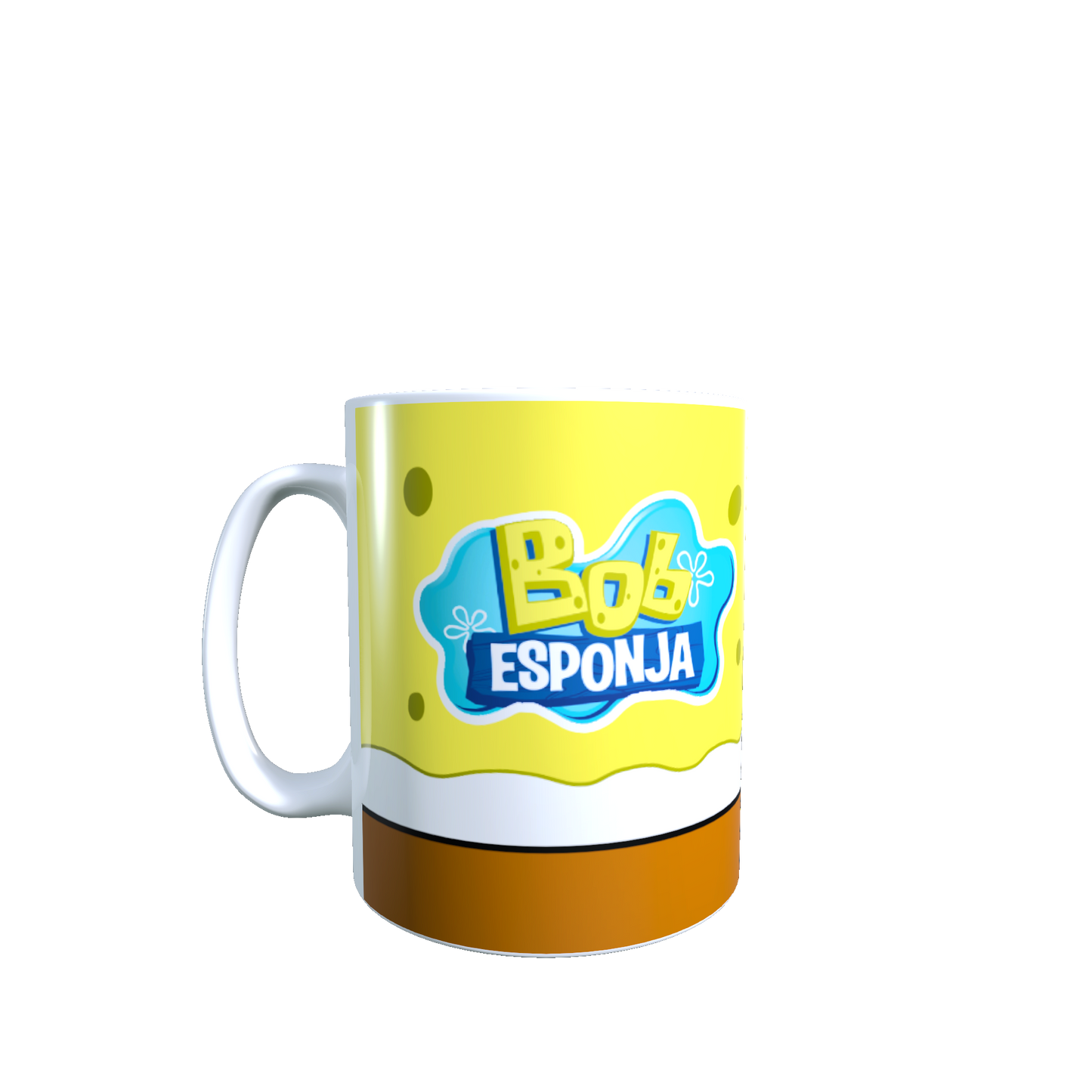 Taza - Tazón Cara de Bob Esponja con Lentes