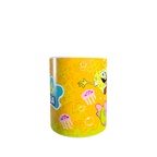 Taza - Tazón Bob Esponja, Patricio y Medusas