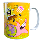 Taza - Tazón Bob Esponja, Patricio y Medusas