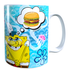 Taza - Tazón Bob Esponja y Cangreburger
