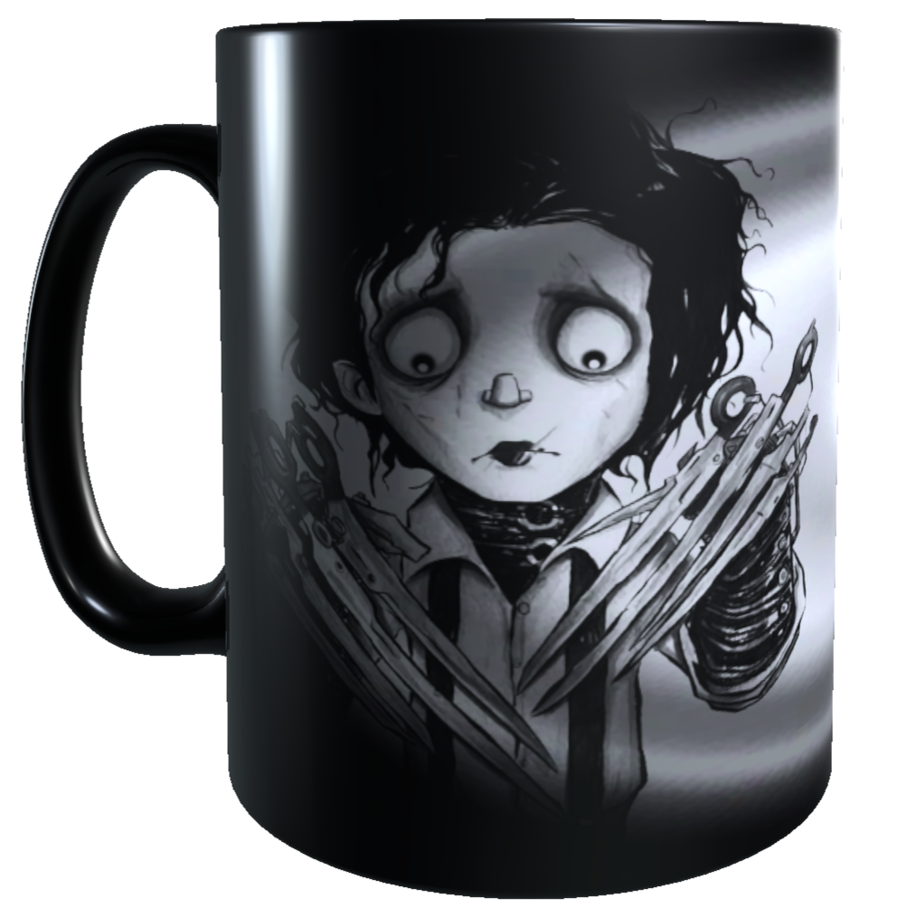 Taza - Tazón MAGICO Cambia Color - Edward Scissorhands / Joven manos de tijera / Johnny Depp