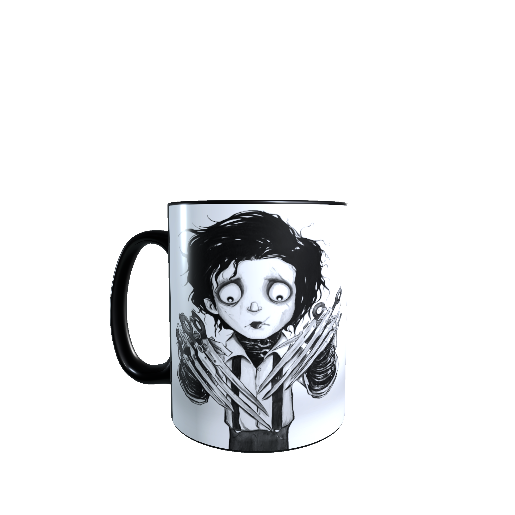 Taza - Tazón MAGICO Cambia Color - Edward Scissorhands / Joven manos de tijera / Johnny Depp