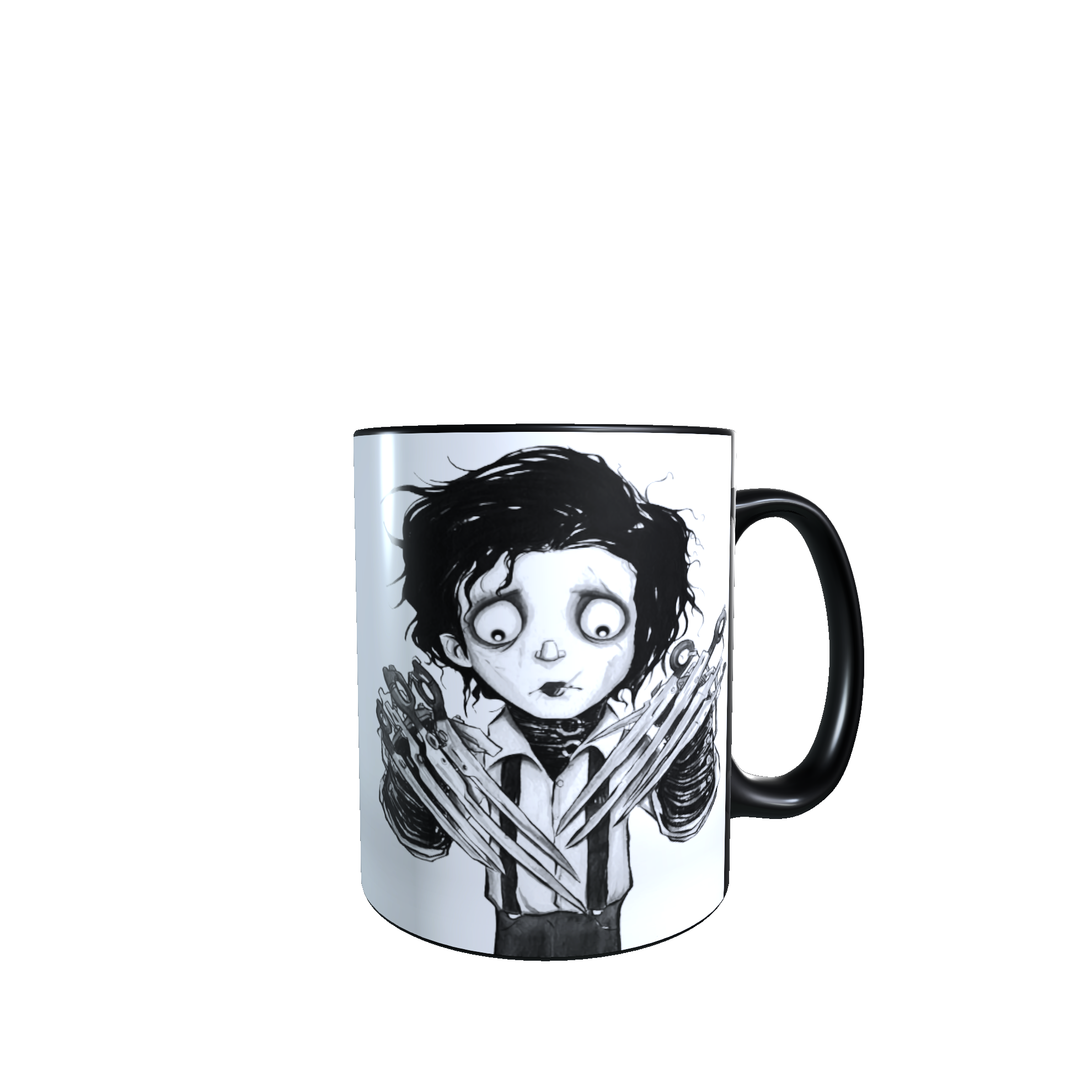 Taza - Tazón MAGICO Cambia Color - Edward Scissorhands / Joven manos de tijera / Johnny Depp